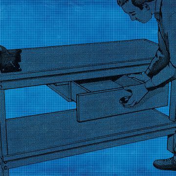 <p>This stout and sturdy—and beautiful—workbench is the perfect workshop companion for building projects of all sizes.</p><p>🛠<a href="https://www.popularmechanics.com/home/interior-projects/how-to/g2051/how-to-build-a-workbench/" rel="nofollow noopener" target="_blank" data-ylk="slk:How to Build a Workbench;elm:context_link;itc:0;sec:content-canvas" class="link ">How to Build a Workbench</a></p><p>When <em>Popular Mechanics</em> asked me to design and build a workbench as a project and as a centerpiece of its New York workshop and studio, I knew the bench had to reflect the brand and its no-nonsense heritage. I wanted it to have crisp lines and pleasing proportions, but most importantly it had to be functional.</p><p>The bench is built out of construction lumber: clear Douglas fir, LVL (laminated veneer lumber) joists sawed into narrow strips then glued into a slab, and MDO (medium density overlay), a form of plywood with a laminate surface.</p><p>This is an ambitious project, no doubt. But, any experienced woodworker who owns a table saw and planer can build it. Here's how to build one for yourself.</p>