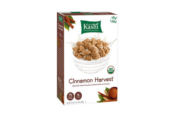 <strong>Mueller says:&nbsp;B- , because it's high in added sugar.<br /></strong><br />55g per serving<br />180 calories<br />1g fat<br />5g fiber<br />6g protein<br />9g sugar<br /><br /><i>Ingredients: organic whole grain wheat, organic dried cane syrup, organic cinnamon, natural cinnamon flavor.&nbsp;</i><strong><br /></strong>