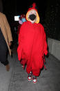 <p>Bring in the dancing lobsters! The Grammy winner decided to go as a very cute (and comfy) crustacean.</p>