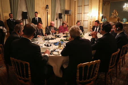 FILE PHOTO - Belgian Prime Minister Charles Michel attends a dinner with European Union leaders at Val Duchesse castle in Brussels, Belgium, February 22, 2018. Chancellerie du Premier ministre/Belgian Prime Minister Office/Handout via REUTERS