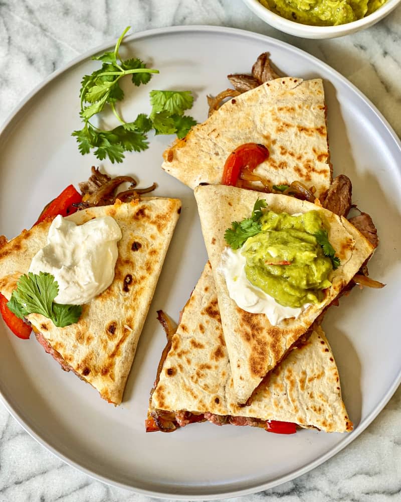 Loaded Steak Quesadillas