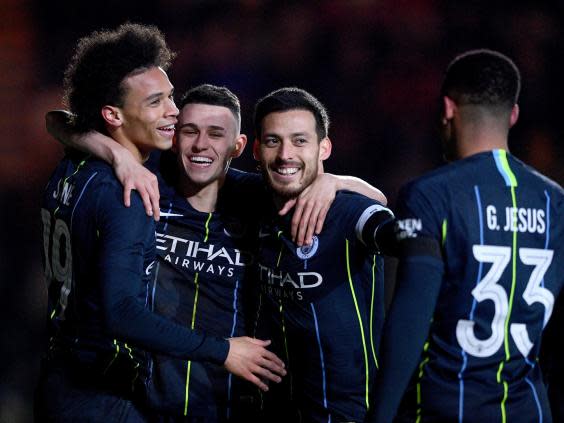 Foden scored twice as Manchester City ended Newport's FA Cup run (Getty)