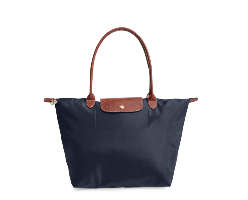 Nordstrom Longchamp Large Le Pliage Tote in New Navy (Photo via Nordstrom)