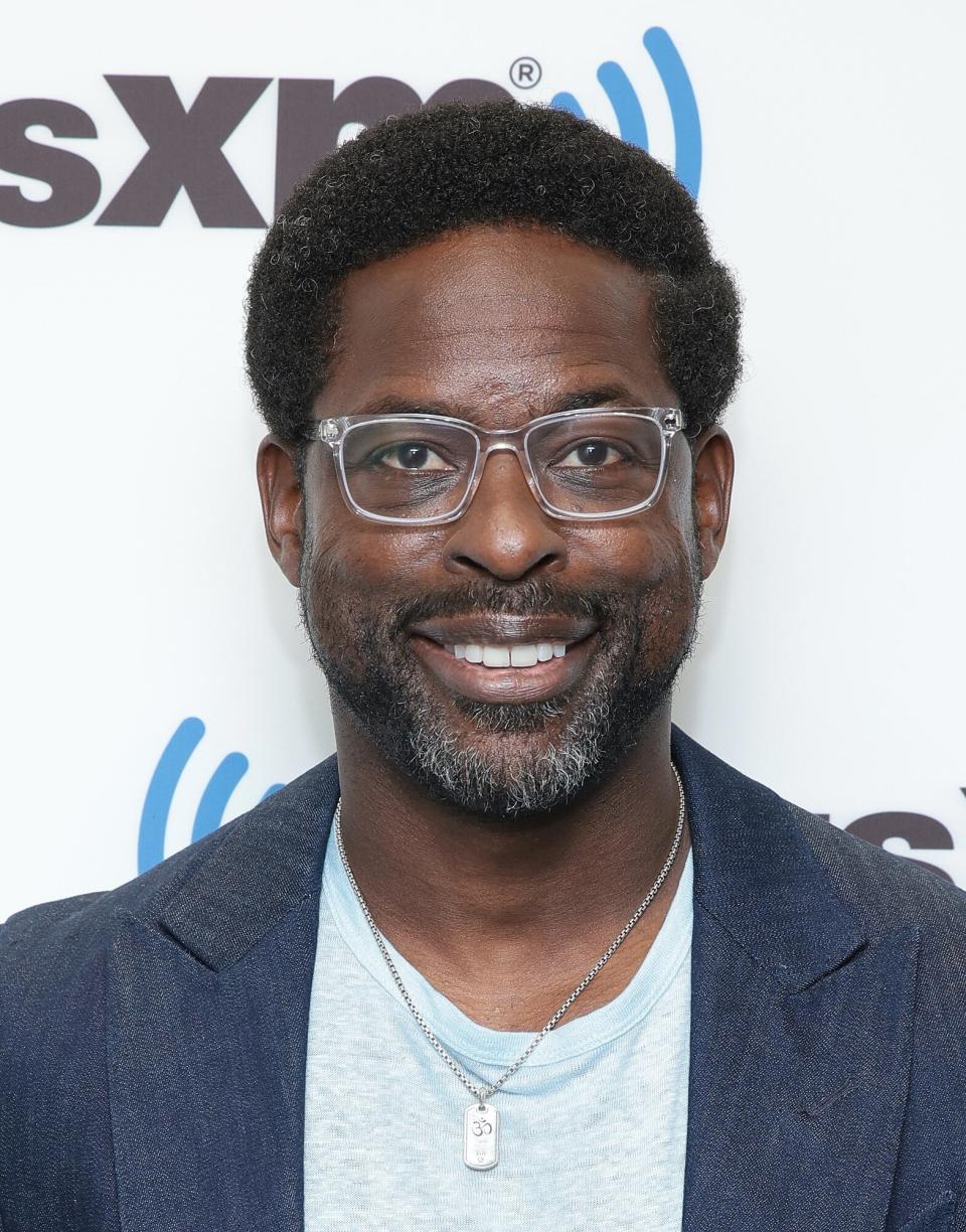 Sterling K Brown visits SiriusXM at SiriusXM Studios on August 16, 2022 in New York City.