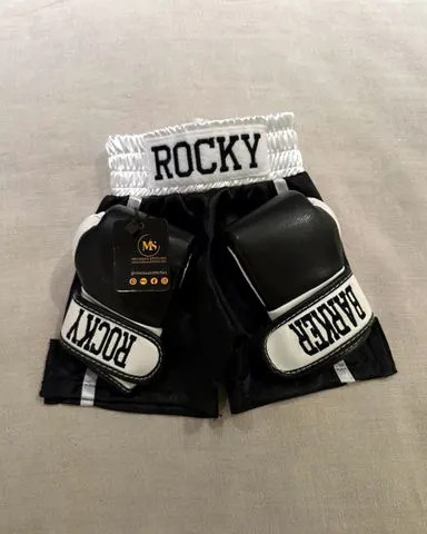 <p>Travis Barker/Snapchat</p> Rocky boxing outfit