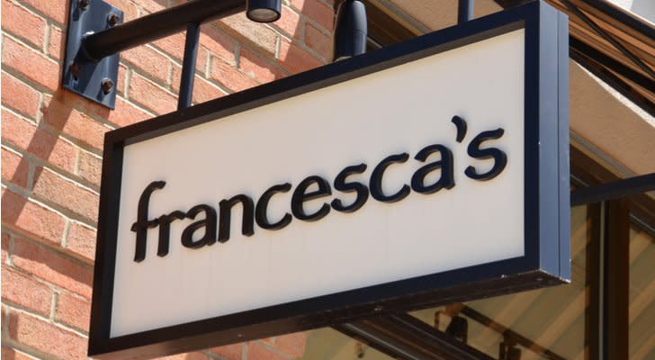 Retail Stocks That Will Rise From the Ashes: Francesca's Holdings Corp (FRAN)