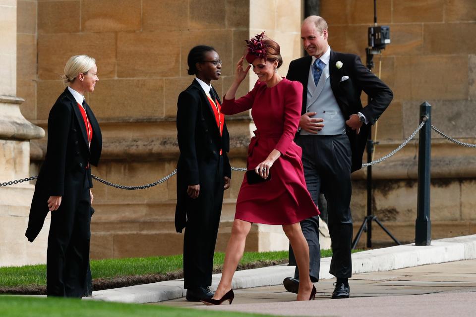 OCT 12: Catherine, Duchess of Cambridge and Prince William, Duke of Cambridge
