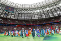 Soccer Football - World Cup - Opening Ceremony - Luzhniki Stadium, Moscow, Russia - June 14, 2018 General view during the opening ceremony REUTERS/Kai Pfaffenbach