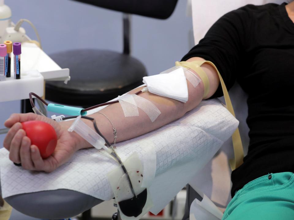 donating blood