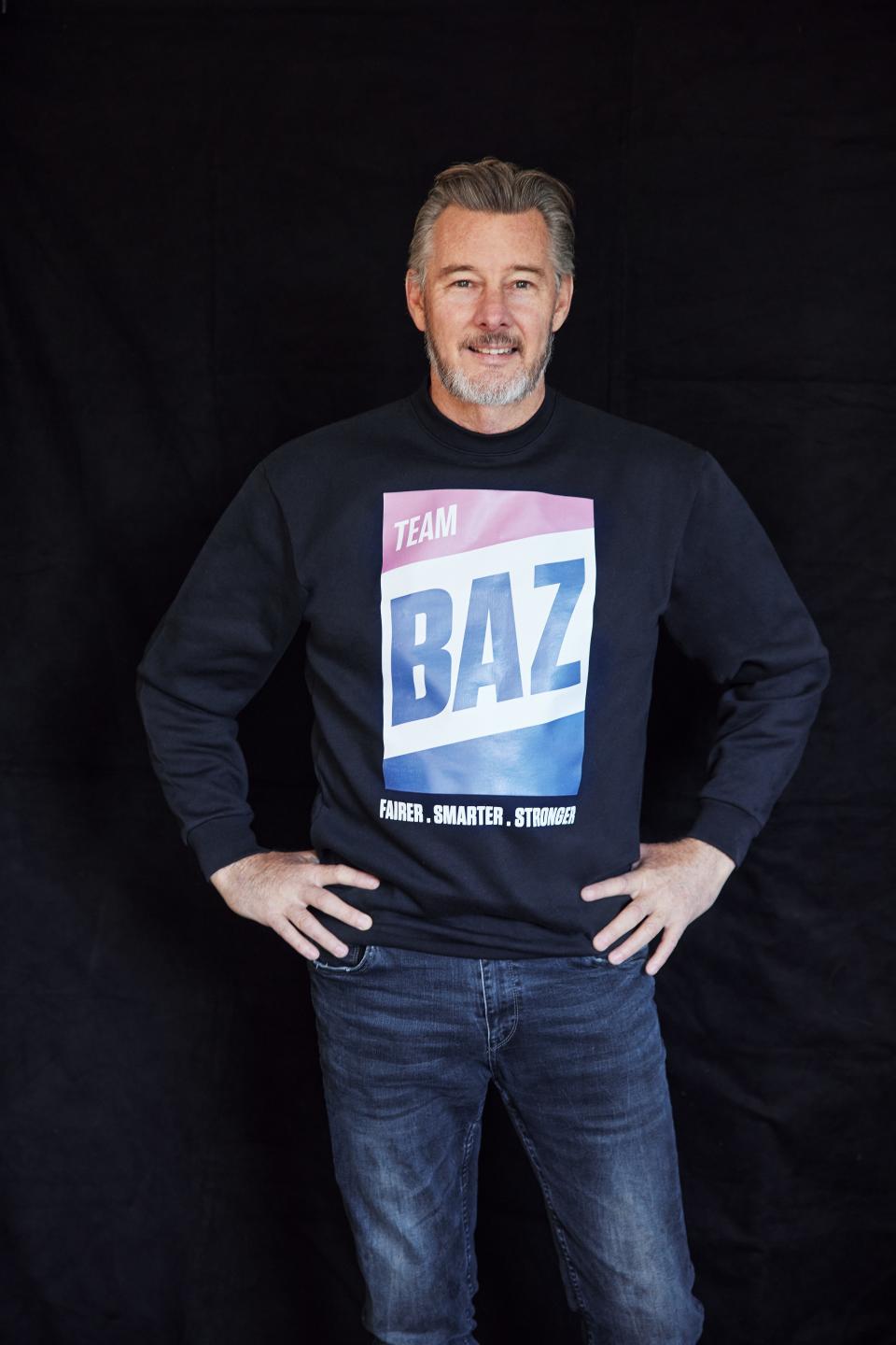 Channel Ten host of The Living Room Barry ‘Baz’ Du Bois 