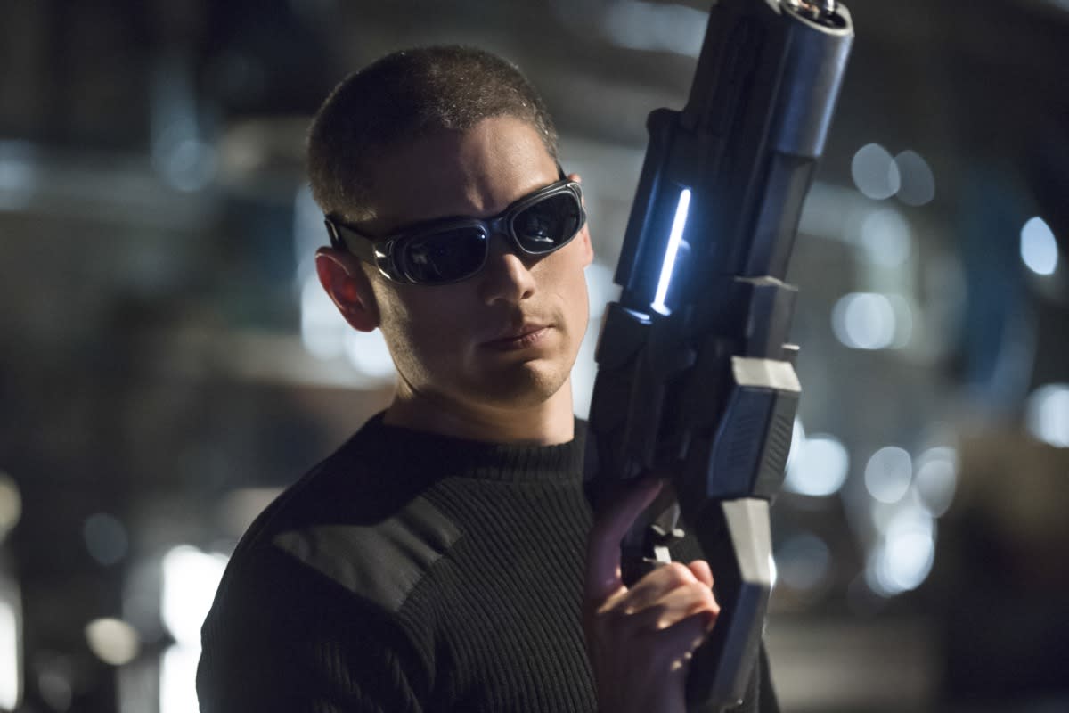 Wentworth Miller as supervillain Captain Cold on The Flash.