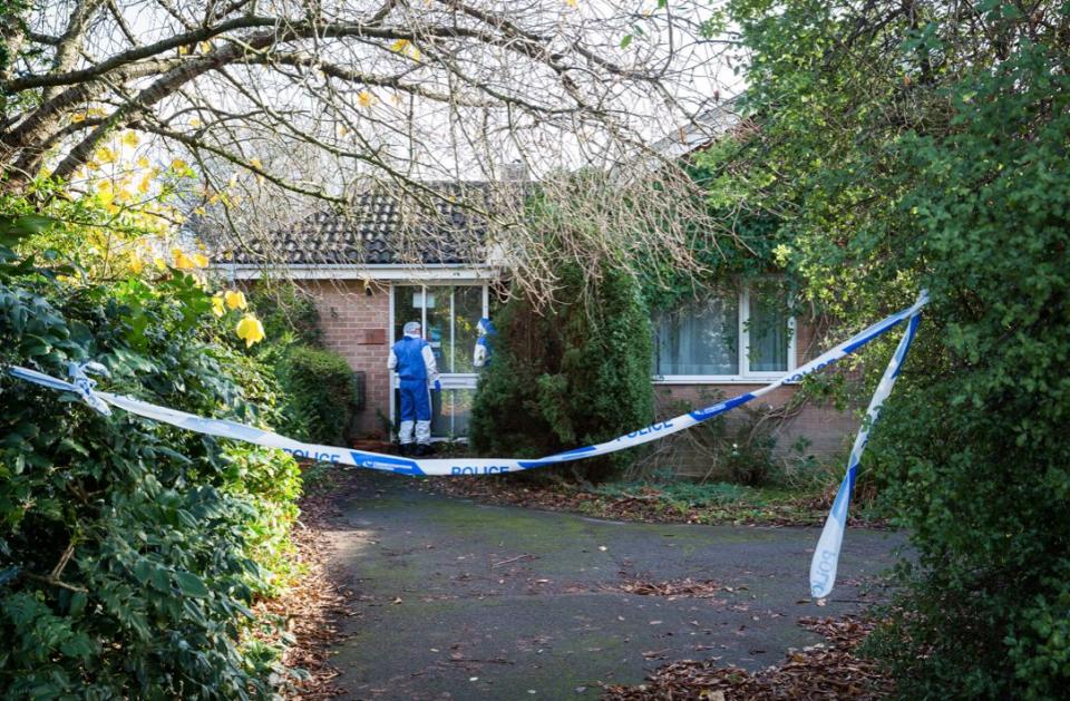 Mr Booth was left for dead inside his home in Taunton, Somerset (SWNS)