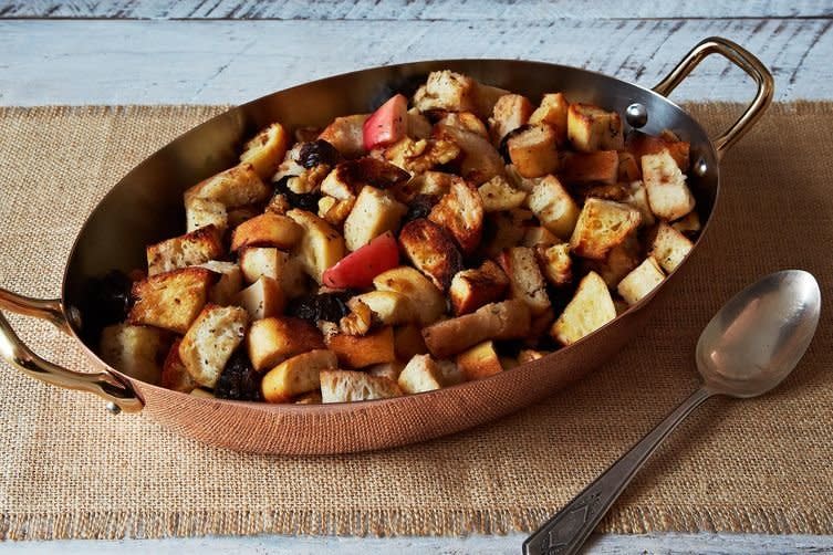 <strong>Get the <a href="http://food52.com/recipes/2559-prune-and-apple-stuffing" target="_blank">Prune and Apple Stuffing recipe</a> from Amanda Hesser via Food52</strong>