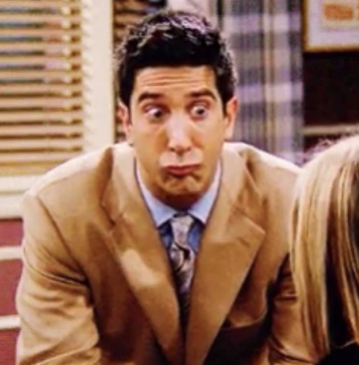 David Schwimmer on "Friends"