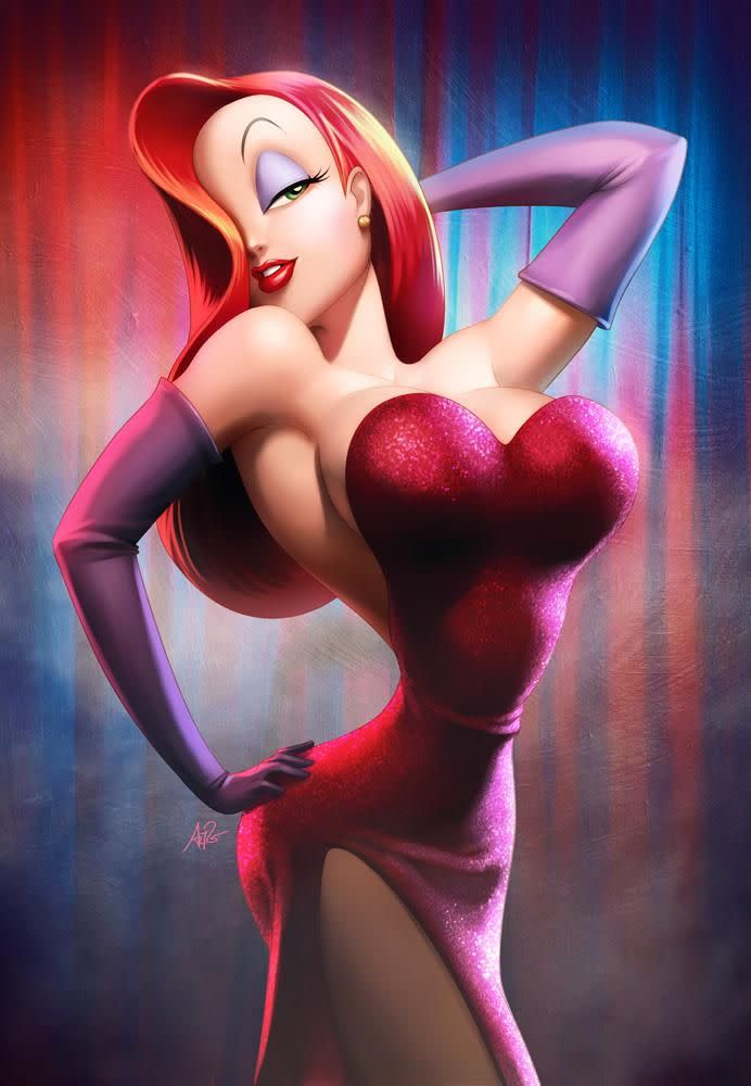 She wanted to become like her fictional idol Jessica Rabbit. Photo: Warner Bros