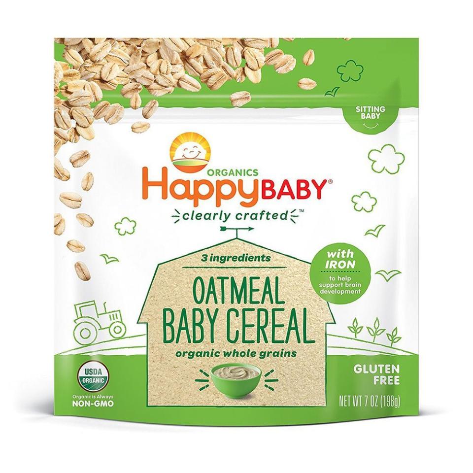 6) Oatmeal Baby Cereal