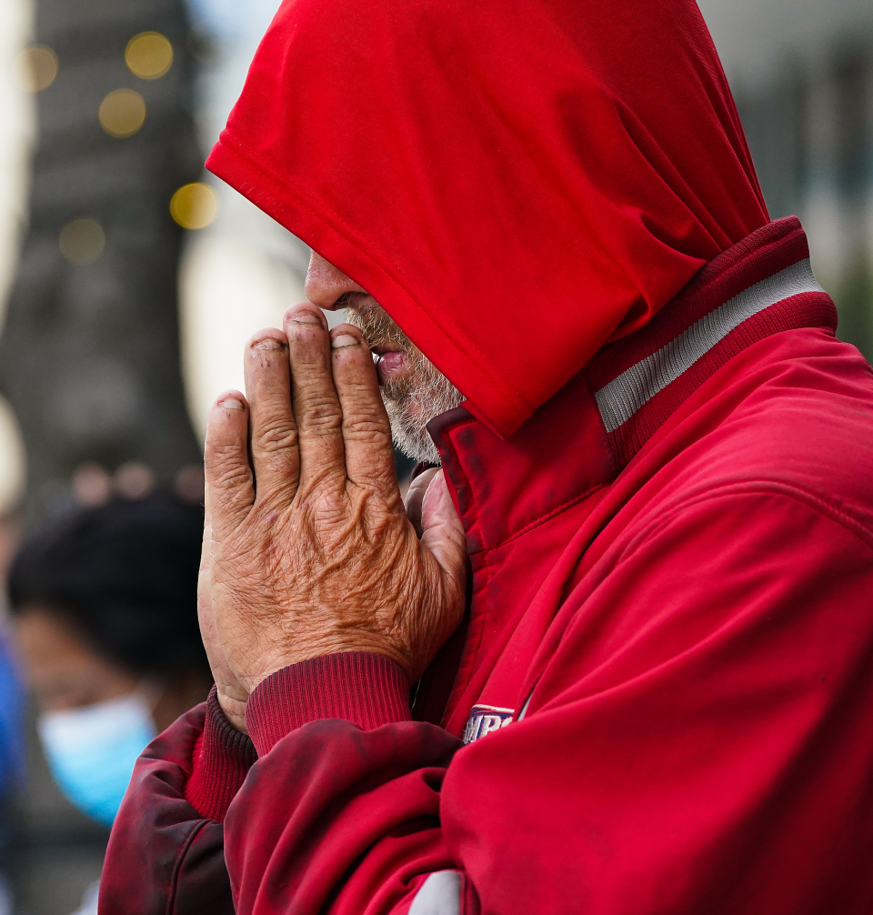 The tradition of the Stations of the Cross Walk in Sarasota began in 1996.