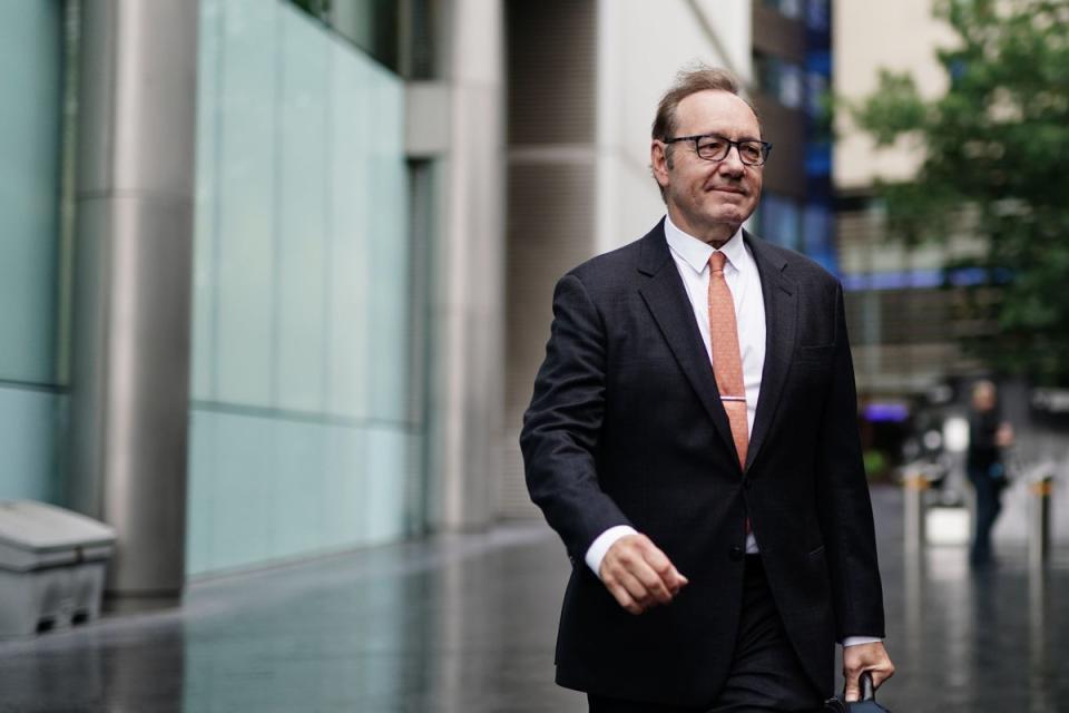 Kevin Spacey was found not guilty of all charges (Jordan Pettitt/PA) (PA Wire)
