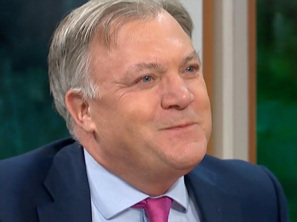 Ed Balls grew emotional while discussing his stammer with ‘’GMB’ guest Gareth Gates (ITV)