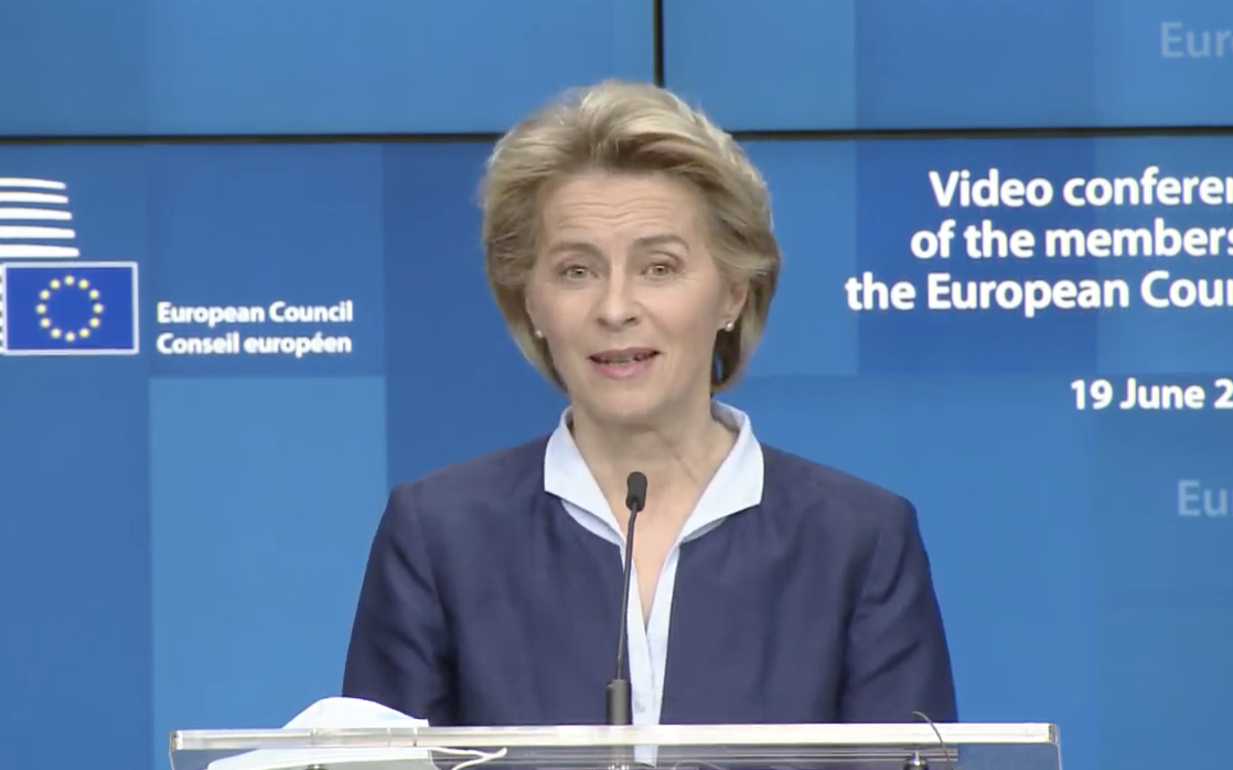 Ursula von der Leyen warned Boris Johnson's government needs to obey EU principles in order to achieve a 'future relationship' deal.