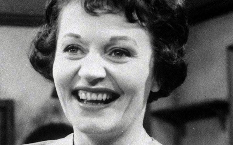 Doreen Keogh as barmaid Concepta Riley in a Sixties episode of Coronation Street - PA