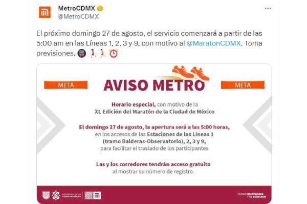 metro servicio