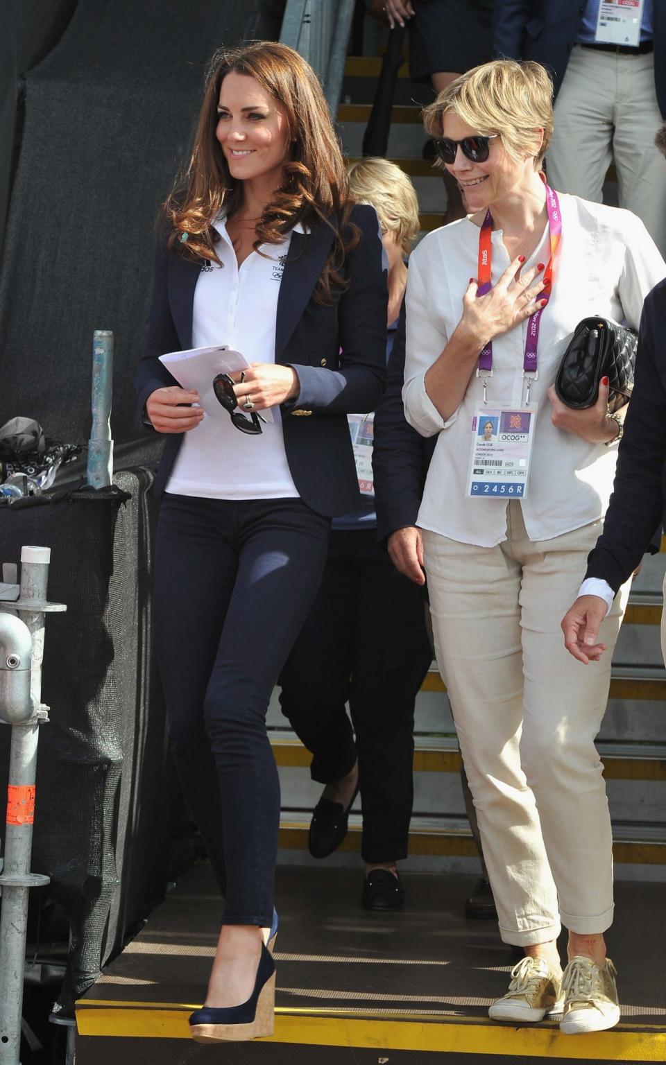 The Duchess of Cambridge at the London 2012 Olympics - Getty