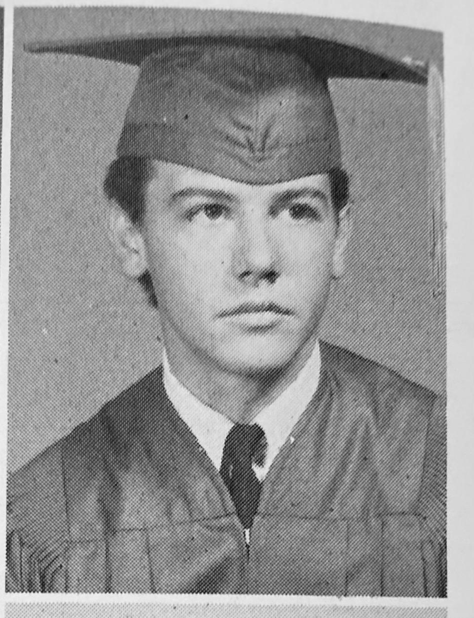 Darrell Callais Sr. as seen in his 1971 South Terrebone HIgh School yearbook picture.