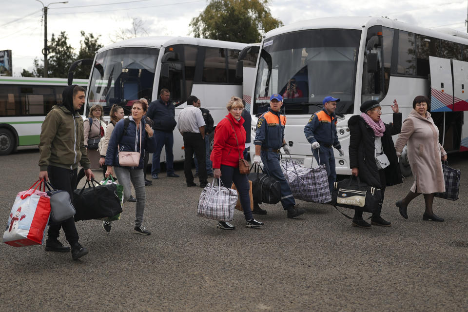 Evacuees from Kherson 