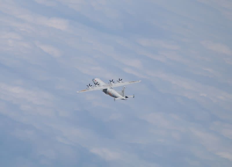 ▲國防部證實，今（16）日有一架共軍運8技術偵察機擾台。(圖／空軍司令部提供)