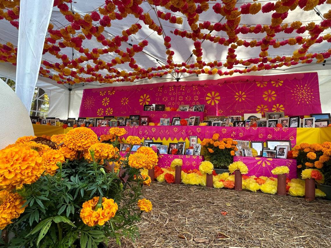 This weekend will feature a large community ofrenda altar will be open to the public from Friday Oct. 27 to Thursday Nov. 2 during the cemetery’s regular hours.