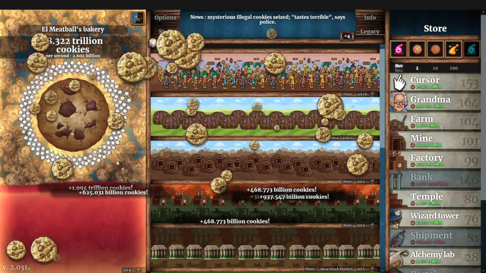 《Cookie Clicker》