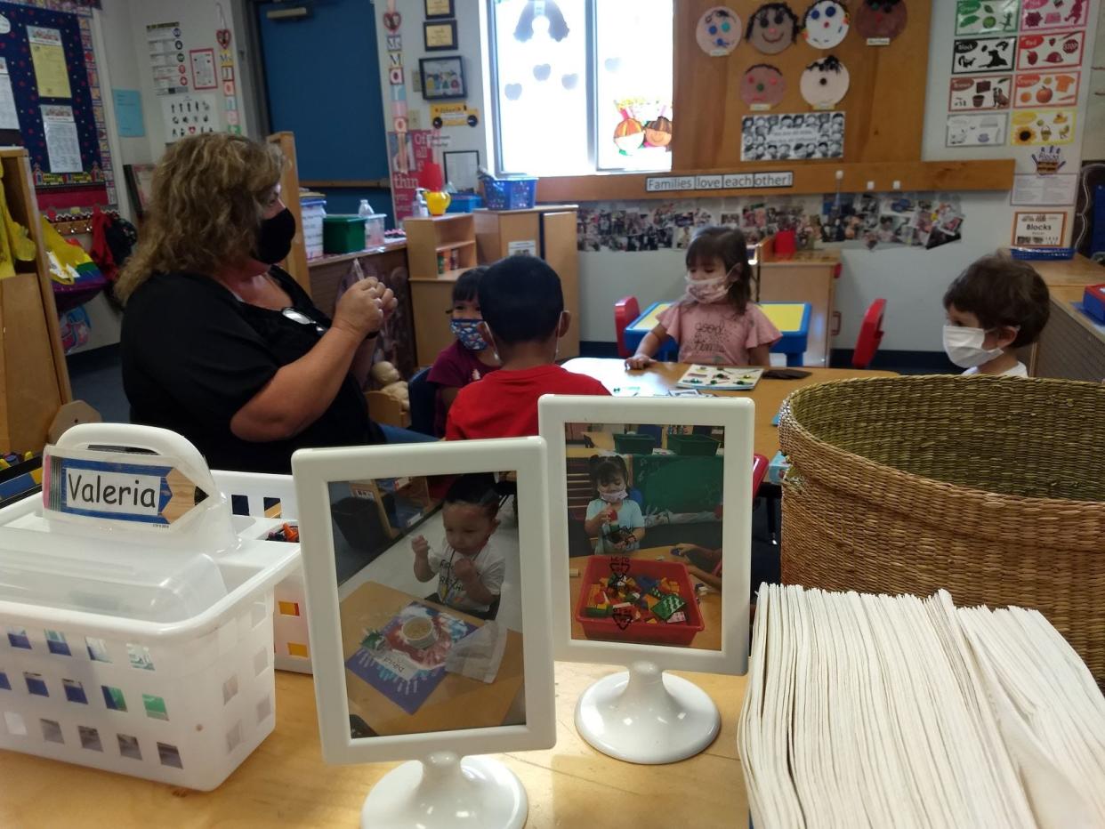 Early education classes are provided through A Stepping Stone Foundation.