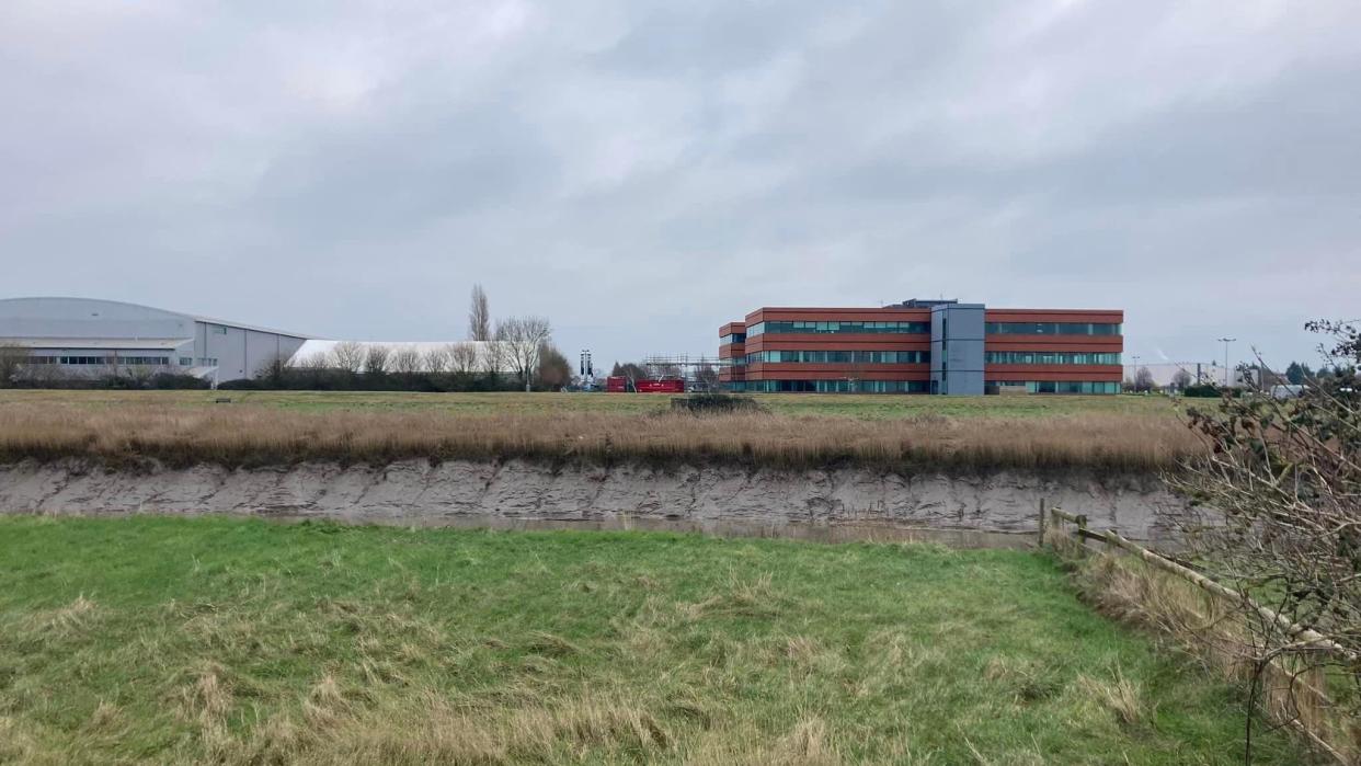 Looking Towards The Express Park at Bridgwater