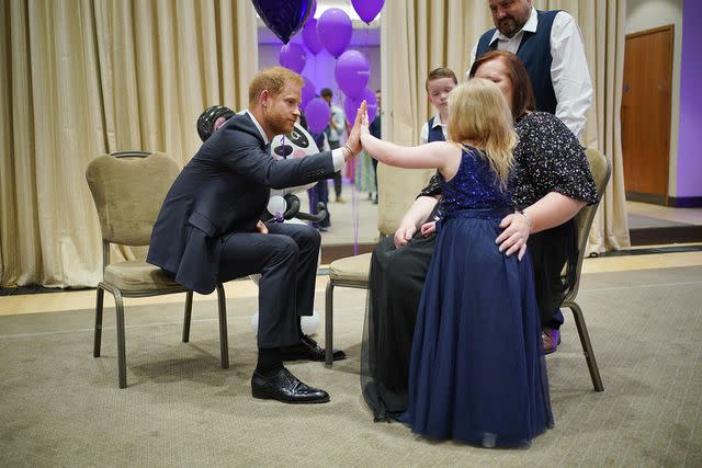 <p>Yui Mok/PA Images via Getty </p> Prince Harry at the WellChild Awards on Sept. 7, 2023