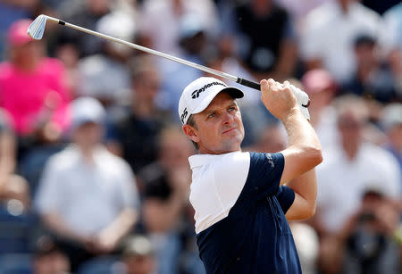 FILE PHOTO: Golf - The 147th Open Championship - Carnoustie, Britain - July 22, 2018 England's Justin Rose in action during the final round REUTERS/Andrew Yates/File Photo