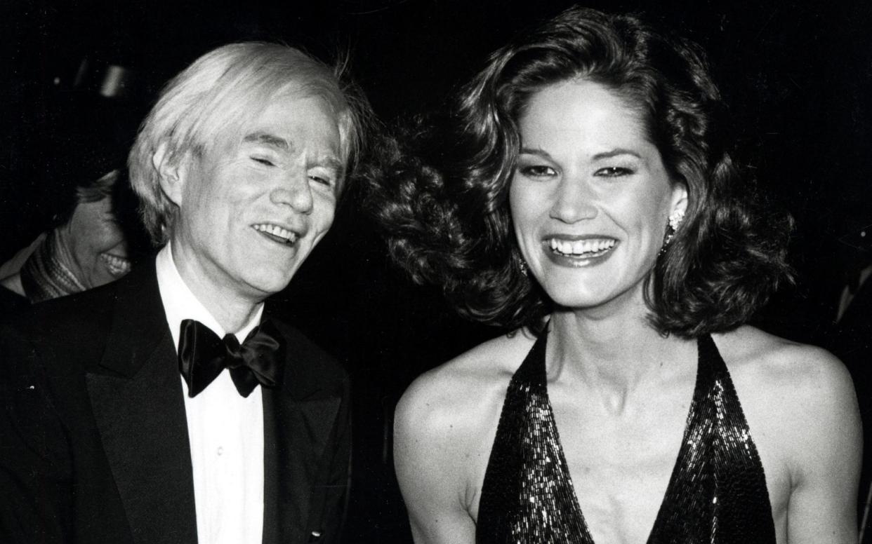 Barbara Allen with Andy Warhol in 1977 - Ron Galella/Ron Galella Collection via Getty Images