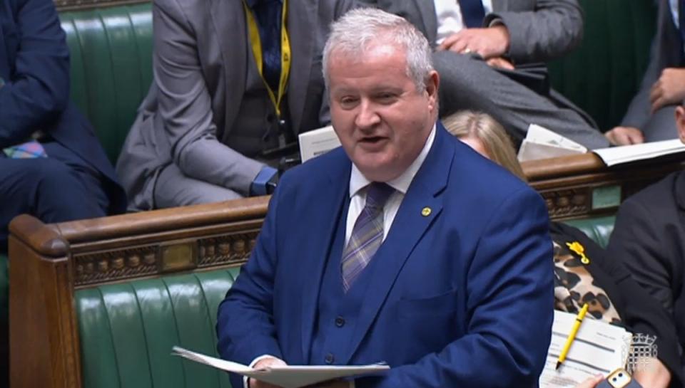 The SNP’s Ian Blackford accused the new PM of imposing a ‘Truss tax on household and businesses’ (House of Commons/PA) (PA Wire)