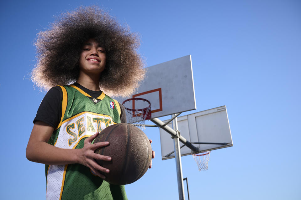 With an afro 7.74 inches high, 14-year-old Menendez says the sky is the limit. (Guinness World Records) 