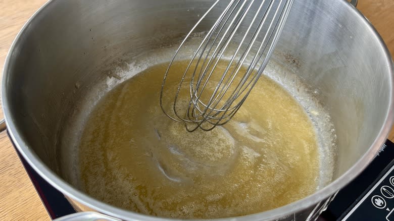 browning flour with butter