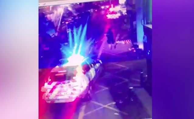 More police arrive, ending the rampage within eight minutes. Source: LiveLeak