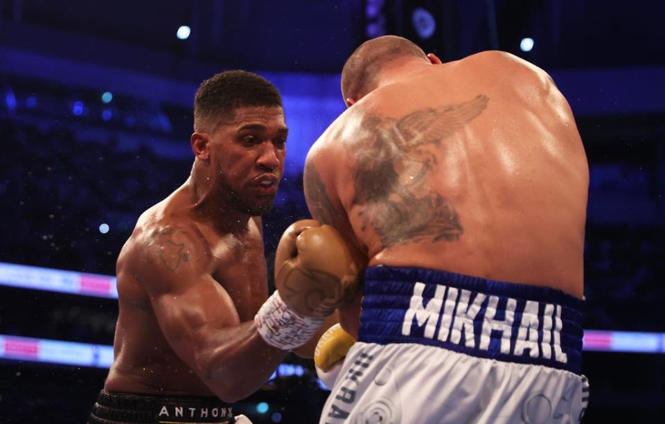 Anthony Joshua fought and lost to Oleksandr Usyk in September  (Getty Images)