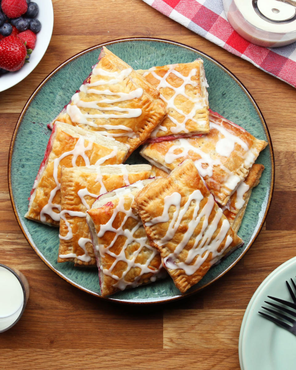 Sheet Pan Stuffed Pastry Pockets