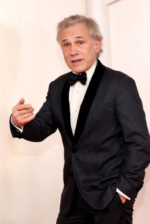 HOLLYWOOD, CALIFORNIA – MARCH 10: Christoph Waltz attends the 96th Annual Academy Awards on March 10, 2024 in Hollywood, California. (Photo by Mike Coppola/Getty Images)