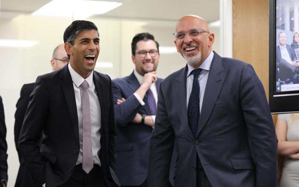 Rishi Sunak and Nadhim Zahawi - Andrew Wong/CCHQ