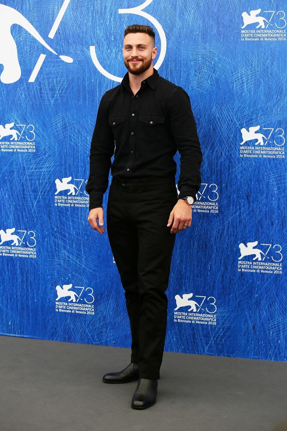 Aaron Taylor-Johnson in Tom Ford