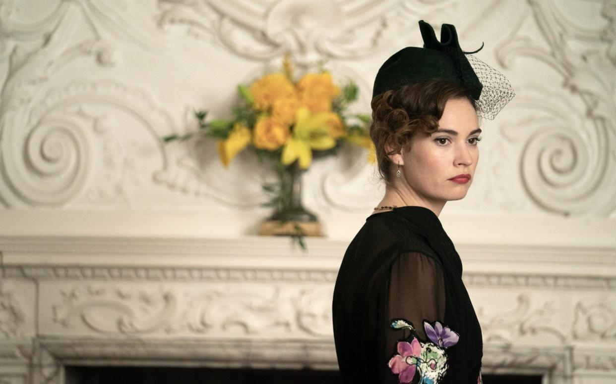 Lily James as Linda in The Pursuit of Love - BBC