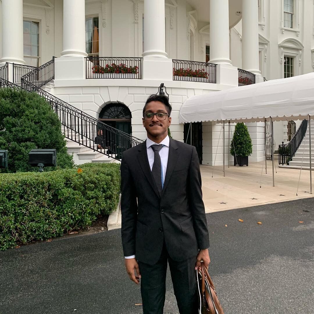 Ali Alexander at the White House for Trump's social media summit in 2019. (Photo: Instagram/Ali Alexander)
