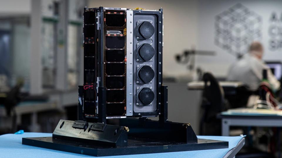 A nano satellite made by Glasgow-based firm AAC Clyde Space (AAC Clyde Space)