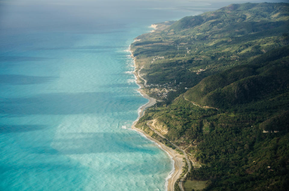 The coast of the Dominican Republic